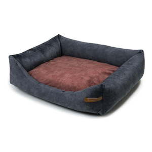 Vínovo-tmavosivý pelech pre psa 55x65 cm SoftBED Eco S – Rexproduct vyobraziť