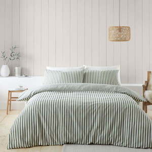 Zelené obliečky na dvojlôžko 200x200 cm – Catherine Lansfield vyobraziť