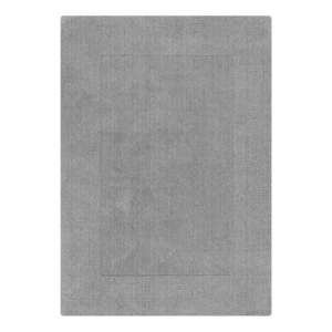 Sivobéžový ručne tkaný vlnený koberec 120x170 cm Border – Flair Rugs vyobraziť