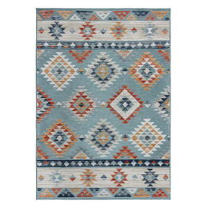 Modrý vnútorný a vonkajší koberec 160x230 cm Avery Blue – Flair Rugs vyobraziť