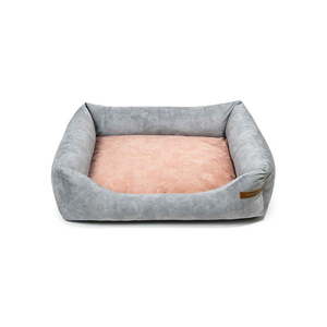 Ružovo-svetlosivý pelech pre psa 75x85 cm SoftBED Eco L – Rexproduct vyobraziť