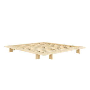 Dvojlôžková posteľ z borovicového dreva s roštom 160x200 cm Japan – Karup Design vyobraziť