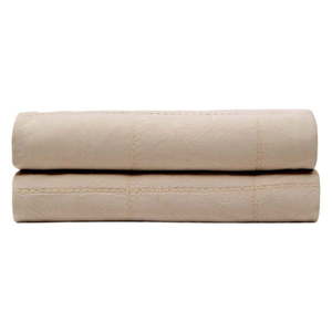 Svetlohnedý bavlnený prešívaný pléd 240x260 cm Isor – Kave Home vyobraziť