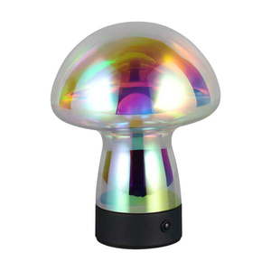 LED stolová lampa so skleneným tienidlom (výška 18 cm) Dooley – Reality vyobraziť