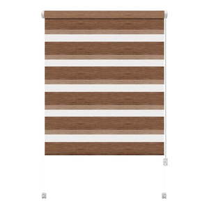 Hnedá roleta deň a noc 57x150 cm Zebra Natur – Gardinia vyobraziť
