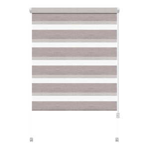 Taupe roleta deň a noc 80x150 cm Zebra Silvalin – Gardinia vyobraziť