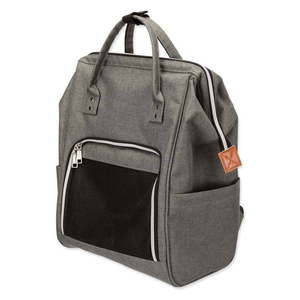 Sivý batoh pre domáceho miláčika 22x32 cm Trixie Ava – Plaček Pet Products vyobraziť