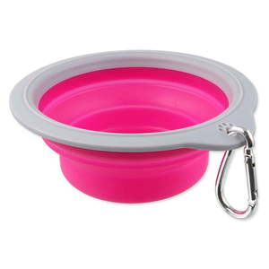Plastová cestovná miska pre psa ø 18 cm Dog Fantasy – Plaček Pet Products vyobraziť