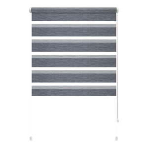 Antracitová roleta deň a noc 68x215 cm Zebra Silvalin – Gardinia vyobraziť