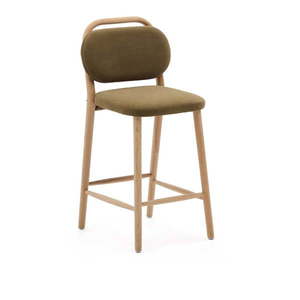 Kaki barová stolička (výška sedadla 66 cm) Helda – Kave Home vyobraziť