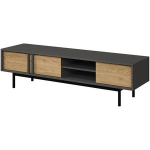 TV stolík 160 Alsy 9 Olejovaný dub/Antracit vyobraziť