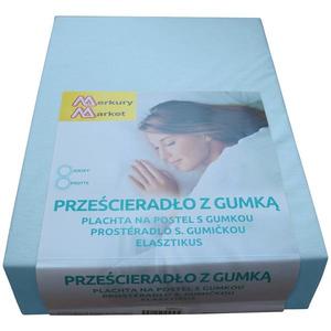 Plachta na posteľ jersey 160x200 farba 9700 modrý vyobraziť