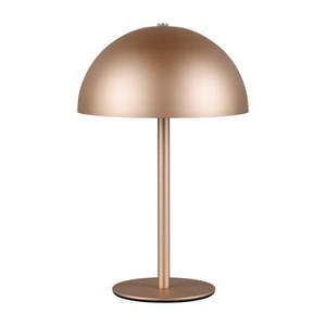 LED stolová lampa v bronzovej farbe s kovovým tienidlom (výška 21 cm) Munoz – Reality vyobraziť
