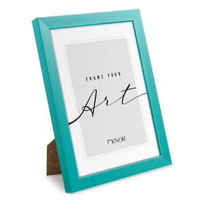 Tyrkysovomodrý rámček na stenu 32x42 cm – knor vyobraziť