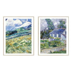 Obrazy v súprave 2 ks reprodukcia 30x40 cm Van Gogh – knor vyobraziť