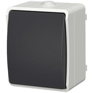 Zvončekový spínač AQUA PLUS IP54 grey 40112 vyobraziť