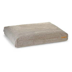 Béžový matrac pre psa z materiálu buklé 100x75 cm Senso Greige M – MiaCara vyobraziť