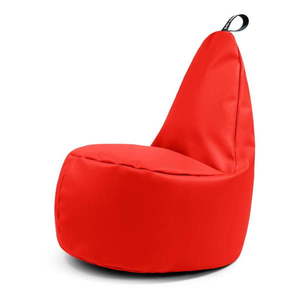 Červený sedací vak z imitácie kože Lull L – So Soft? vyobraziť