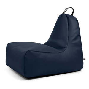 Tmavomodrý detský sedací vak z imitácie kože Chill M – So Soft? vyobraziť