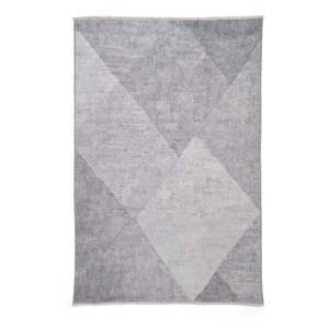 Svetlosivý prateľný behúň s prímesou bavlny 60x170 cm Whisper – Think Rugs vyobraziť