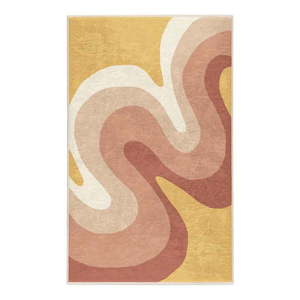 Okrovožltý/staroružový prateľný koberec 80x150 cm Strawberry Creamsicle – Mila Home vyobraziť