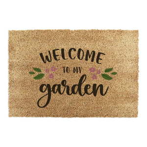 Rohožka z kokosového vlákna 60x90 cm Welcome to My Garden – Artsy Doormats vyobraziť