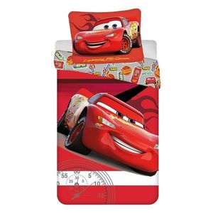 Červené bavlnené detské obliečky na jednolôžko 140x200 cm Cars "Legend" – Jerry Fabrics vyobraziť