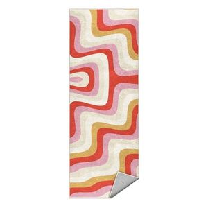 Žltý/ružový prateľný behúň 80x200 cm Creamy Raspberry Swirl – Mila Home vyobraziť