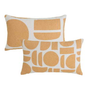 Dekoračné vankúše z materiálu buklé v súprave 2 ks 30x50 cm Mid Century – Casa Selección vyobraziť