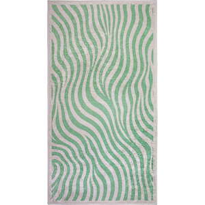 Zelený prateľný koberec 80x150 cm Green Zebra – Vitaus vyobraziť