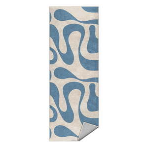 Modrý prateľný behúň 80x200 cm Blue Latte – Mila Home vyobraziť