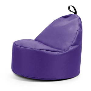 Fialový sedací vak Round L – So Soft? vyobraziť