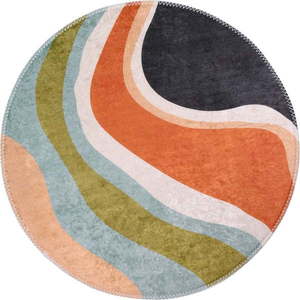 Prateľný okrúhly koberec ø 120 cm Colors of Joy – Vitaus vyobraziť