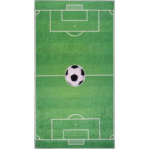 Zelený prateľný detský hrací koberec 120x180 cm Soccer Time – Vitaus vyobraziť