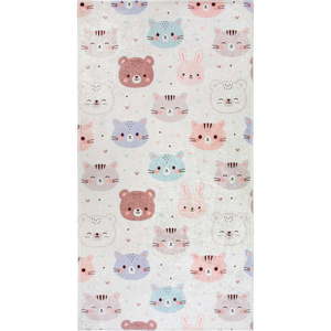 Slonovinový prateľný detský koberec 160x230 cm Cute Animals – Vitaus vyobraziť