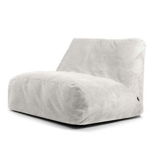 Krémový menčestrový sedací vak Sofa Tube – SLOWDOWN vyobraziť