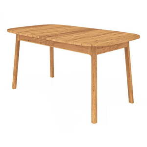 Rozkladací jedálenský stôl z dubového dreva v prírodnej farbe 100x120 cm Twig – The Beds vyobraziť