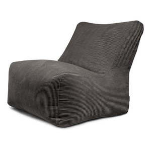 Tmavosivý menčestrový sedací vak Seat 100 Lounge – SLOWDOWN vyobraziť