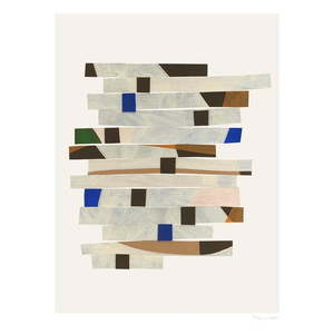 Plagát 50x70 cm Cut up Stripes – Berit Mogensen Lopez – The Poster Club vyobraziť