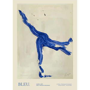Plagát 50x70 cm Bleu – Lucrecia Rey Caro – The Poster Club vyobraziť