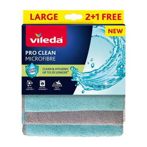 Handričky z mikrovlákna v súprave 6 ks Pro Clean – Vileda vyobraziť