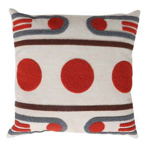 Ľanový dekoračný vankúš 43x43 cm Geometrik – Mioli Decor vyobraziť