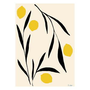 Plagát 30x40 cm Lemon – Anna Mörner – The Poster Club vyobraziť