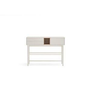 Krémovobiely konzolový stolík 35x120 cm Corvo – Teulat vyobraziť