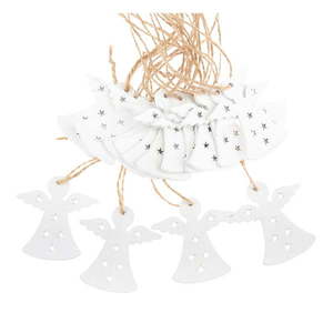 Drevené vianočné ozdoby v súprave 18 ks 5 cm Angels – Dakls vyobraziť
