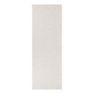 Krémovo-biely behúň vhodný do exteriéru Narma Diby, 70 × 200 cm vyobraziť