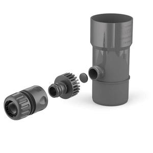 Zberač dažďovej vody 90 mm grafit vyobraziť