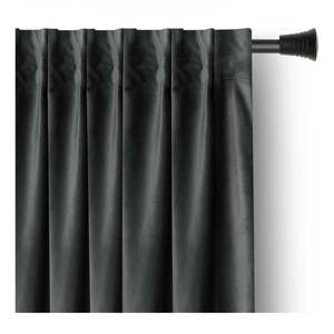 Sivý zamatový dimout záves 140x270 cm – Restilo vyobraziť