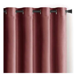 Ružový zamatový dimout záves 140x270 cm Eyelets – Restilo vyobraziť