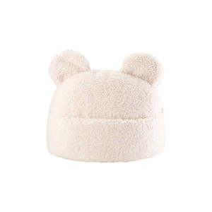 Krémový detský pohovkový vankúš z textílie buklé Teddy Pouch – Wigiwama vyobraziť